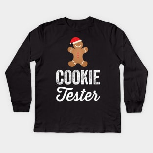 Cookie tester Kids Long Sleeve T-Shirt